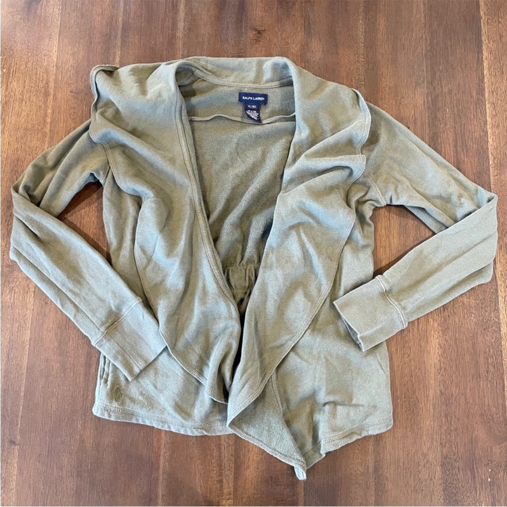 Ralph Lauren Olive Green Cardigan